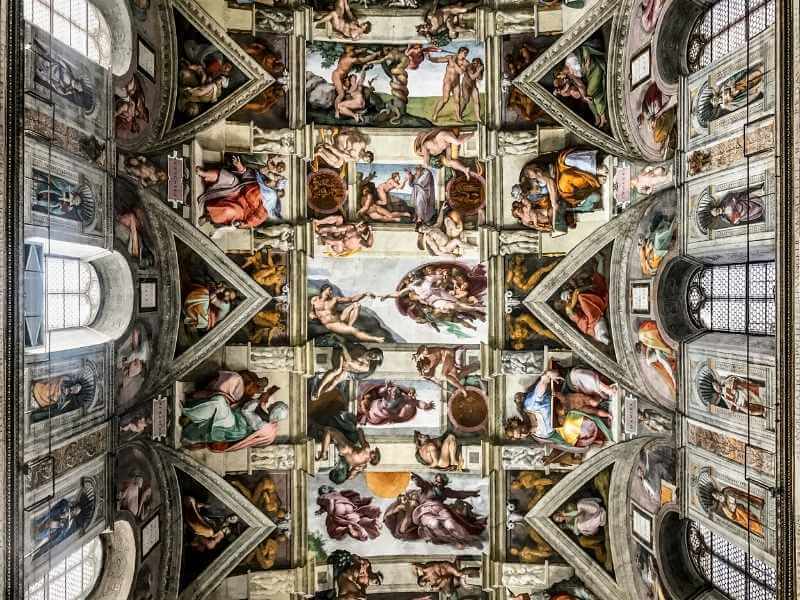 Ceiling of the Sistine Chapel Rome