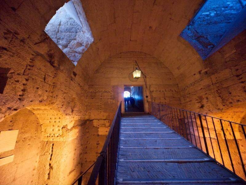 Castel Sant'Angelo burial chamber mausoleum