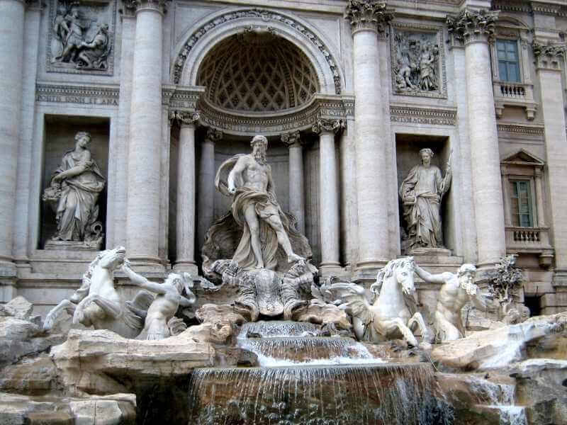 Trevi Fountain sculptures