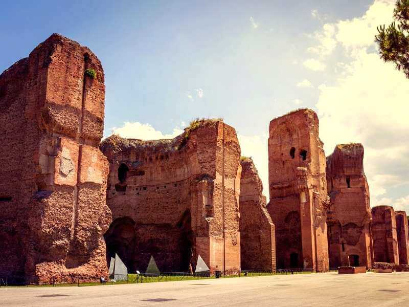 Baths of Caracalla in Rome Italy