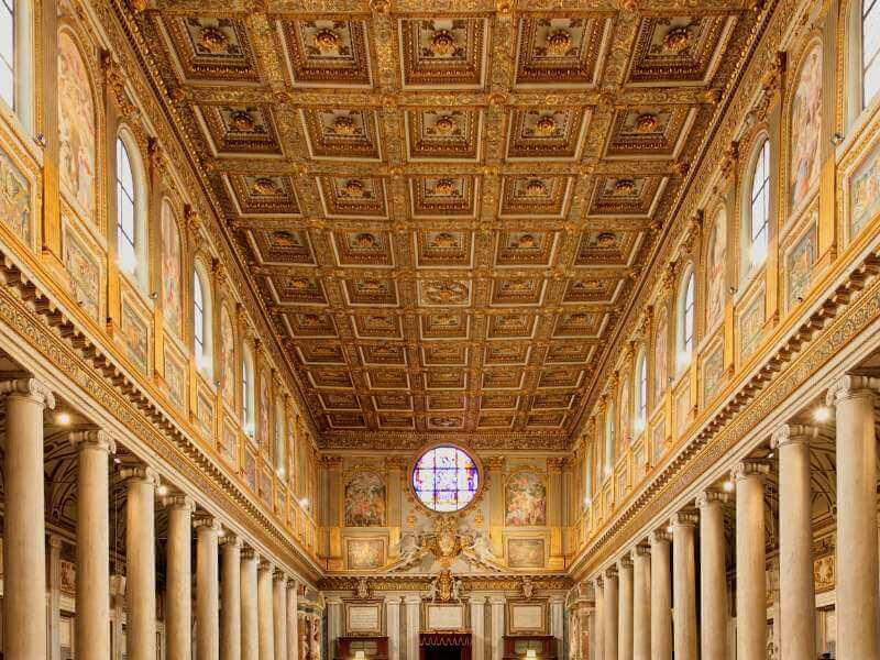 Interior decoration-Basilica-Santa-Maria-Maggiore