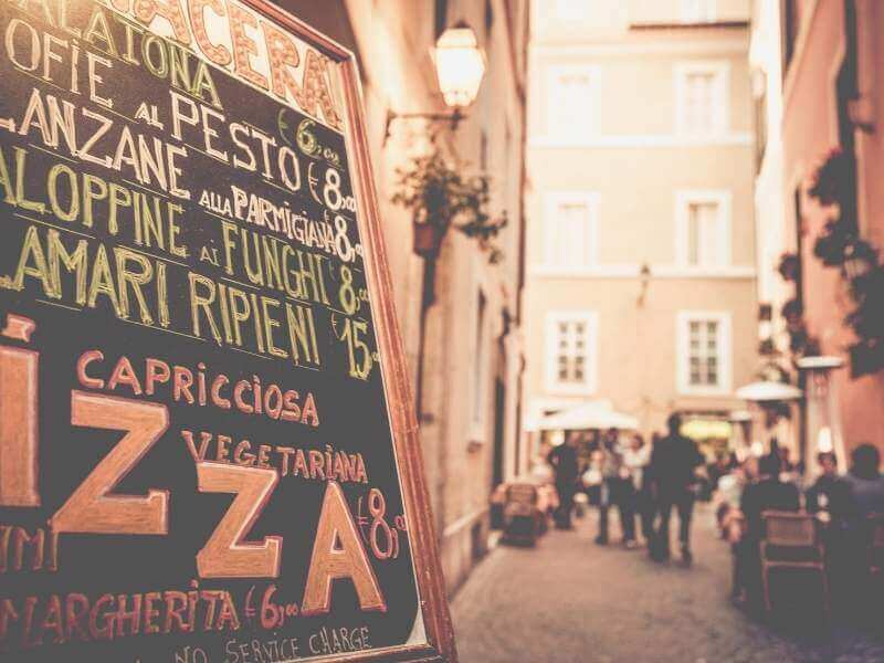 Pizza-Trastevere-District-Rome
