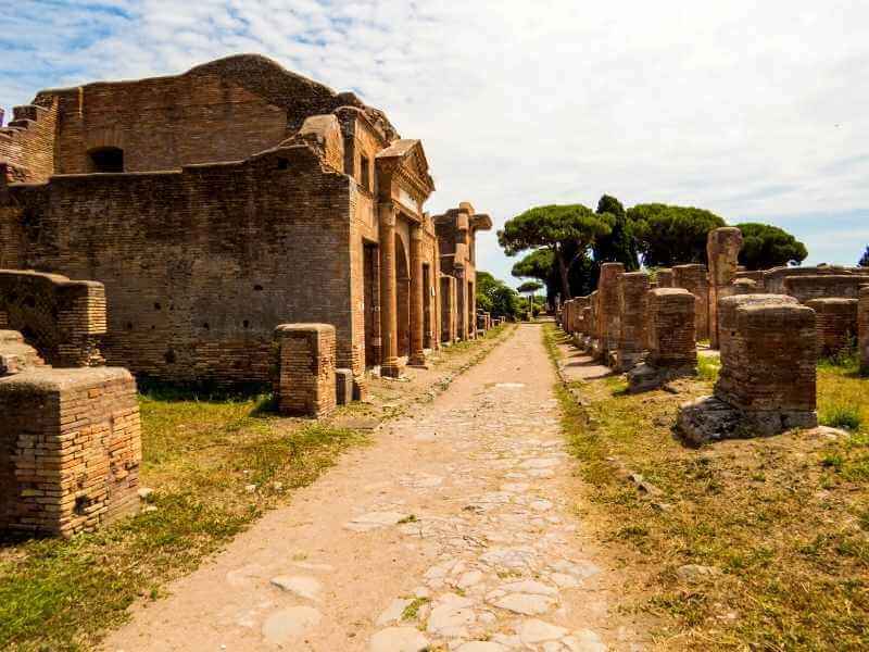 Roman-Ruine-in-Ostia-Antica