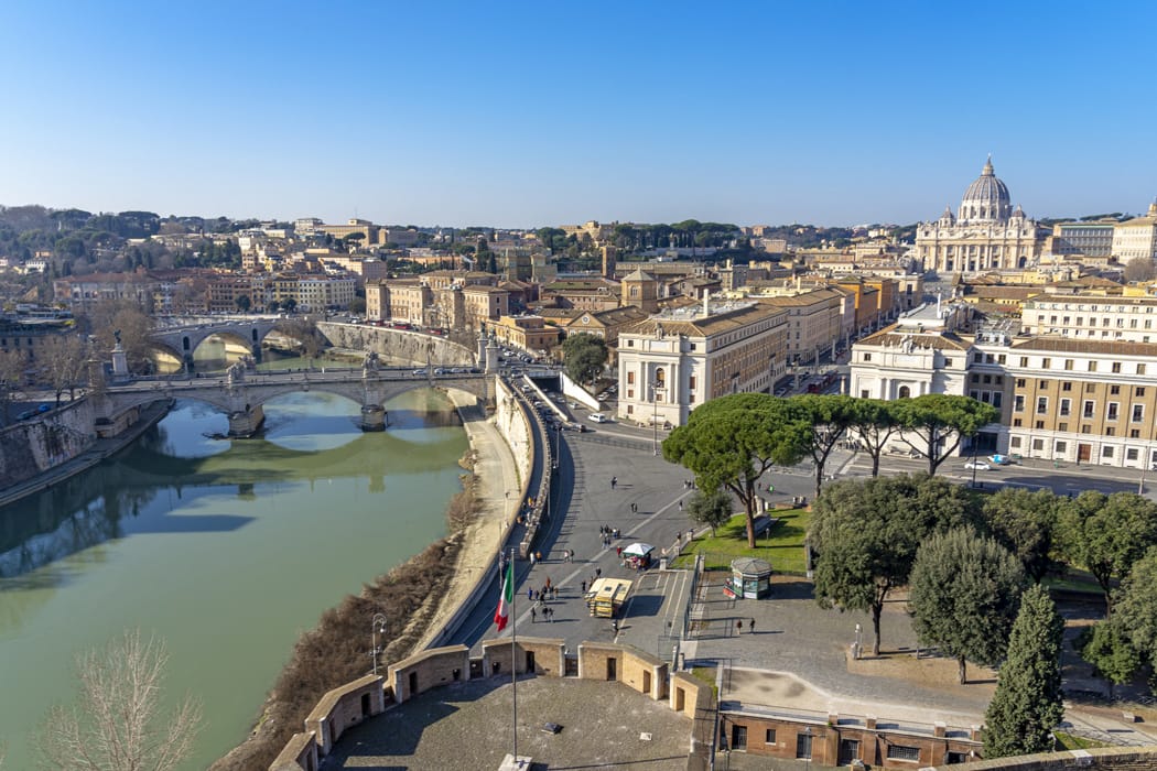 Panoramic-View-from-Castel-Sant-Angelo-Rome